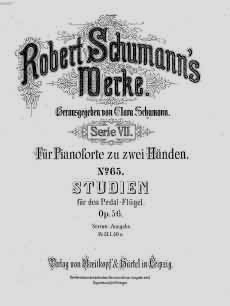 Titelblatt Schumann op. 56